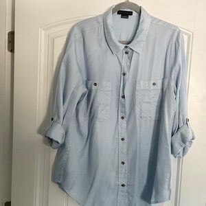 Sanctuary Large Button Down Shirt NWOT
